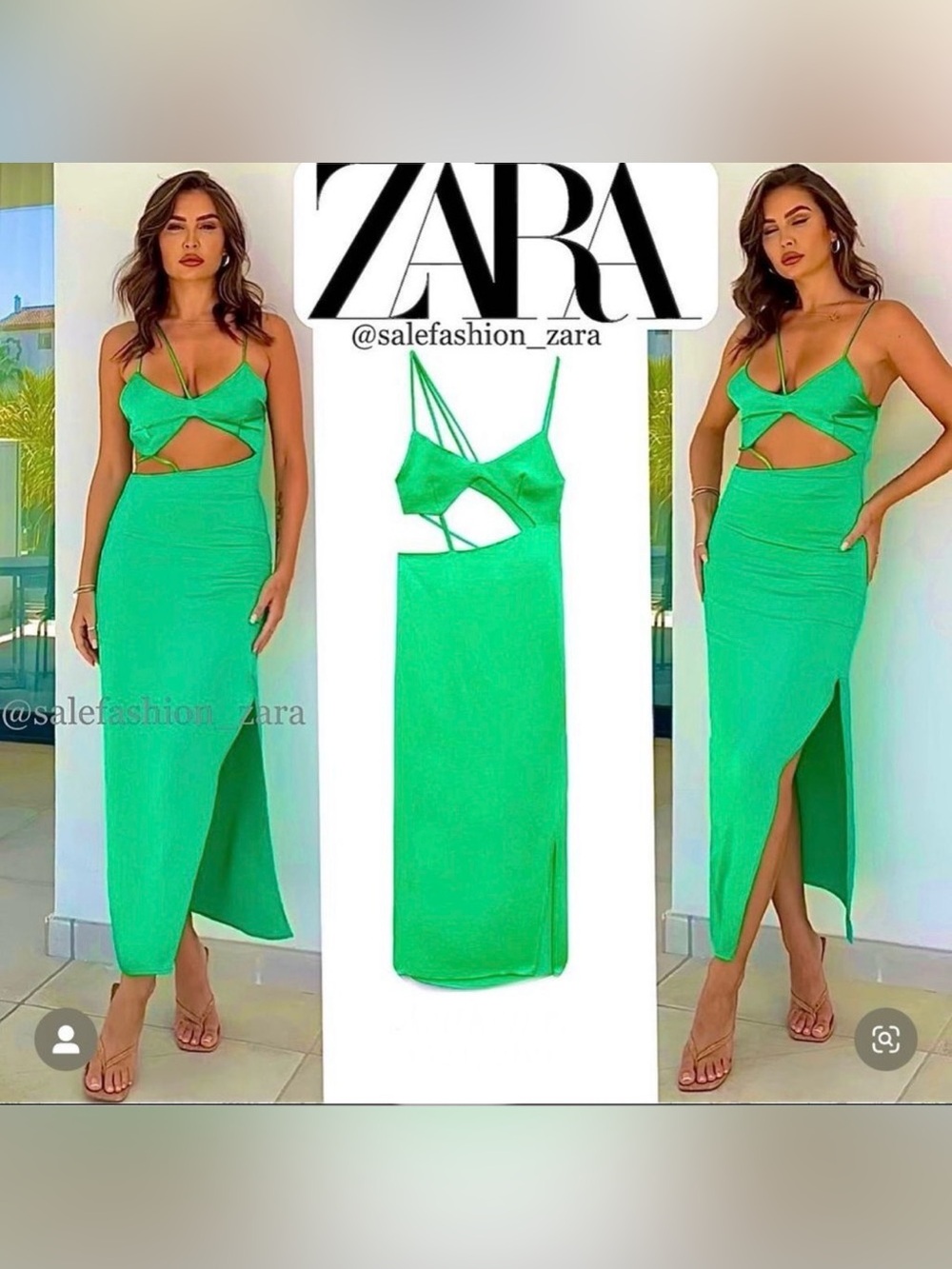 BNWT ZARA ASYMMETRIC SATIN DRESS